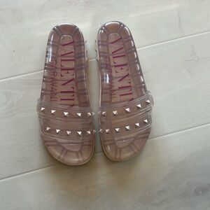 Valentino Garavani Rockstar jelly slides with studs size 39